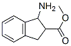 Structure of 1H-Indene-2-carboxylicacid, 1-amino-2,3-dihydro-, methyl ester