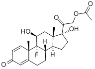 醋酸异氟泼尼松结构式