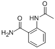 2-(ACETYLAMINO)BENZENECARBOXAMIDE结构式