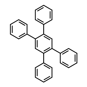 Structure of 1,2,4,5-tetraphenylbenzene