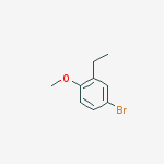 Structure of 4-bromo-2-ethyl-1-methoxybenzene
