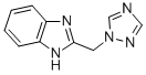1H-BENZO[D]IMIDAZOLE,2-(1H-1,2,4-TRIAZOL-1-YLMETHYL)-结构式