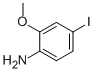 4-碘-2-甲氧基苯胺结构式