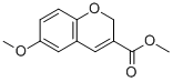 Structure of 6-METHOXY-2H-CHROMENE-3-CARBOXYLIC ACID METHYL ESTER