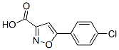 Structure of 5-(4-CHLOROPHENYL)-3-ISOXAZOLECARBOXYLIC ACID