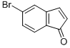 Structure of 1H-INDEN-1-ONE, 5-BROMO-
