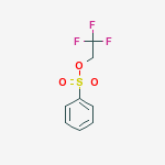 Structure of 2,2,2-trifluoroethyl benzenesulfonate