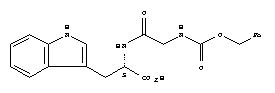 N-[(benzyloxy)carbonyl]glycyltryptophan结构式