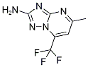 5-甲基-7-(三氟甲基)[1,2,4]三唑并[1,5-A]嘧啶-2-胺结构式