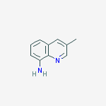 Structure of 8-Quinolinamine, 3-methyl-