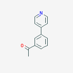 Ethanone, 1-[3-(4-pyridinyl)phenyl]-结构式
