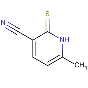 3-Pyridinecarbonitrile, 1,2-dihydro-6-methyl-2-thioxo-结构式
