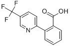 2-[5-(trifluoromethyl)pyridin-2-yl]benzoic acid结构式