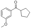 Structure of CYCLOPENTYL 3-METHOXYPHENYL KETONE