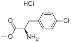 Structure of 4-Chloro-D-phenylalanine methyl ester hydrochloride