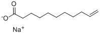 Structure of SODIUM UNDECYLENATE