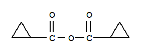 Cyclopropanecarboxylic anhydride结构式