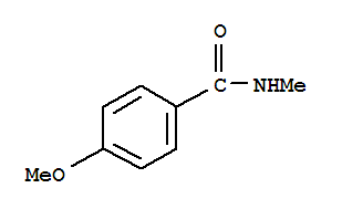 4-甲氧基-N-甲基苯甲酰胺结构式