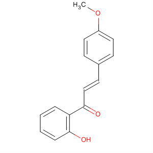 Structure of 2-Propen-1-one, 1-(2-hydroxyphenyl)-3-(4-methoxyphenyl)-, (2E)-