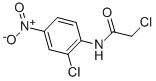 2-Chloro-N-(2-chloro-4-nitro-phenyl)-acetamide结构式