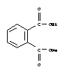 Structure of 1,2-Benzenedicarboxylic acid, ethyl methyl ester