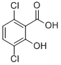 3,6-二氯-2-羟基苯甲酸结构式