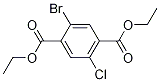 Structure of diethyl 2-bromo-5-chloroterephthalate