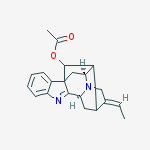 Chemical structure of Vinorine