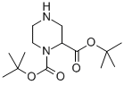 Structure of DI-TERT-BUTYL PIPERAZINE-1,2-DICARBOXYLATE