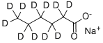 Structure of SODIUM HEXANOATE-D11