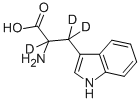 Structure of DL-TRYPTOPHAN-2,3,3-D3