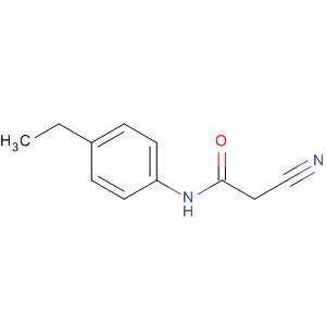 Structure of Acetamide, 2-cyano-N-(4-ethylphenyl)-