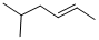 Chemical structure of 5-METHYL-2-HEXENE