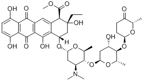 cinerubine A结构式