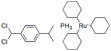 Dichloro(p-Cymene)tricyclohexylphosphineruthenium(II)结构式