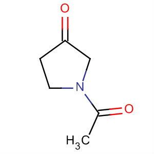 1-乙酰基-吡咯烷-3-酮结构式