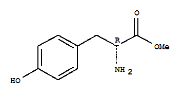 D-酪氨酸甲酯结构式