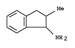 Structure of 1H-Inden-1-amine,2,3-dihydro-2-methyl-