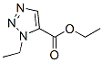 Structure of 1H-1,2,3-Triazole-5-carboxylicacid, 1-ethyl-, ethyl ester
