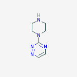 Structure of 3-(piperazin-1-yl)-1,2,4-triazine