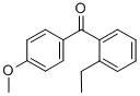 Structure of 2-ETHYL-4-METHOXYBENZOPHENONE