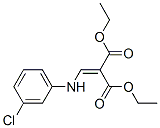 Structure of diethyl [(m-chloroanilino)methylene]malonate
