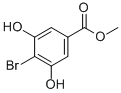 4-溴-3,5-二羟基苯甲酸甲酯结构式