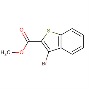 Benzo[b]thiophene-2-carboxylic acid, 3-bromo-, methyl ester结构式