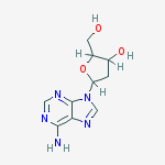 6-Amino-9-(2-deoxy-α-D-erythro-pentofuranosyl)-9H-purine结构式