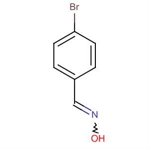 Structure of Benzaldehyde, 4-bromo-, oxime