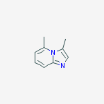 Structure of Imidazo[1,2-a]pyridine-3-methanamine, 8-methyl-a-(trifluoromethyl)-