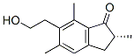 (2R)-2,3-二氢-6-(2-羟基乙基)-2,5,7-三甲基-1H-茚-1-酮结构式
