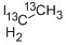 Structure of IODOETHANE-13C2