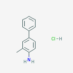 4-AMINO-3-METHYLBIPHENYL, HYDROCHLORIDE结构式